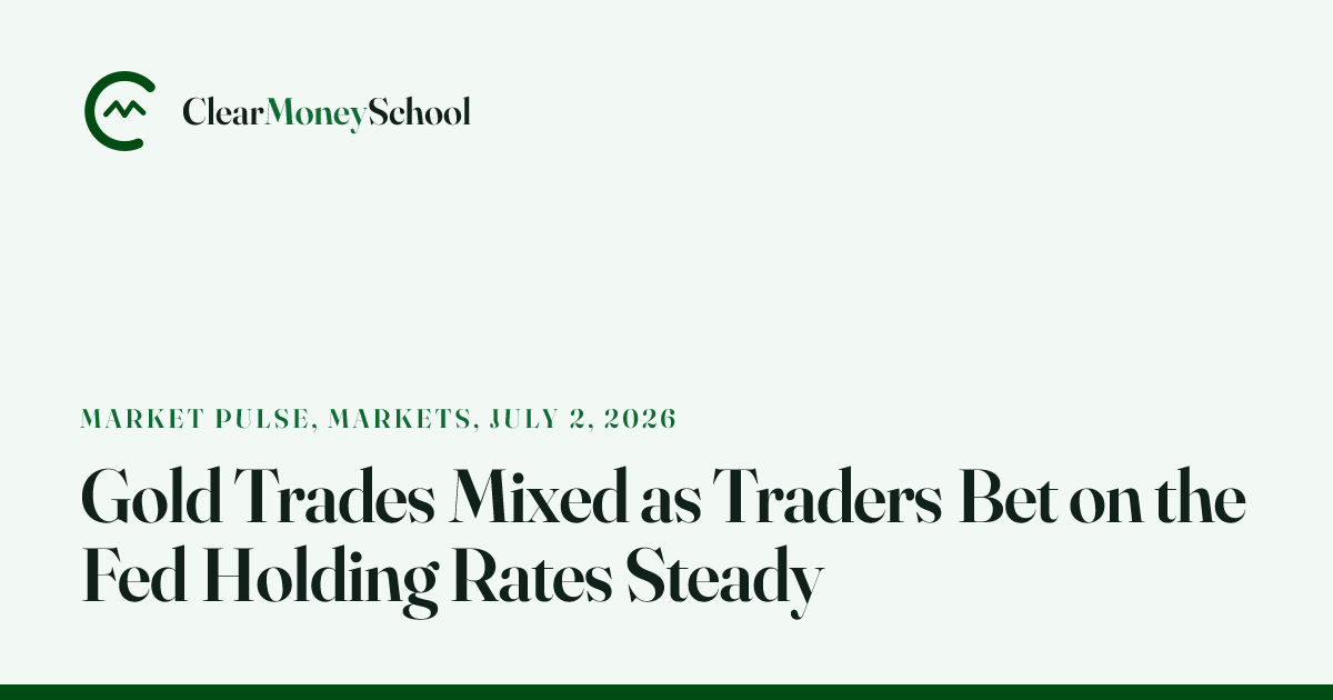 Gold Prices and Fed Rate Expectations, Explained